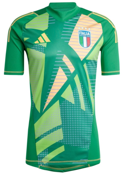 Camisa Goleiro III Seleção da Italia 2024 Adidas oficial 